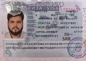 PRIOTO SANZID HOSSAIN DEUK, VISA COPY