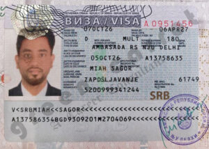 SAGOR MIAH, VISA COPY